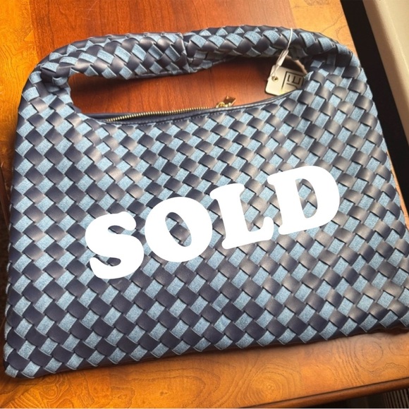 Urban Expressions Handbags - Urban Expressions Denim Blue Woven Bag DENIM MULTILEAH